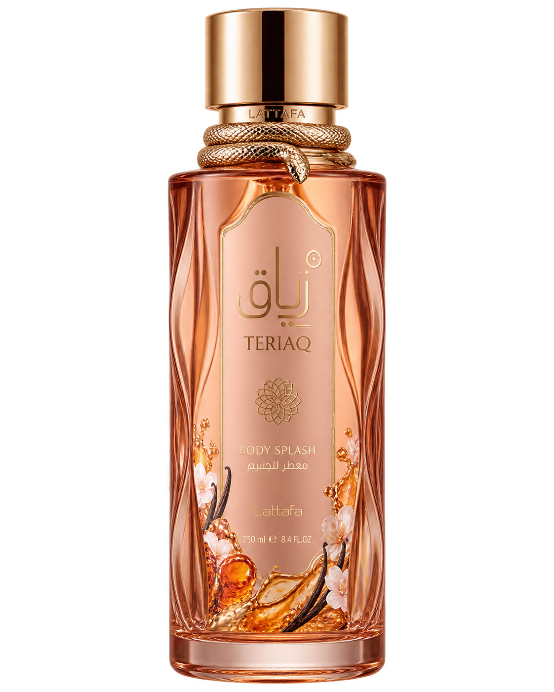 Teriaq Body Splash Lattafa sem fundo