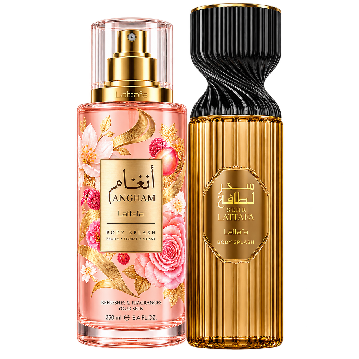 Kit Body Splash Angham e Sehr sem fundo