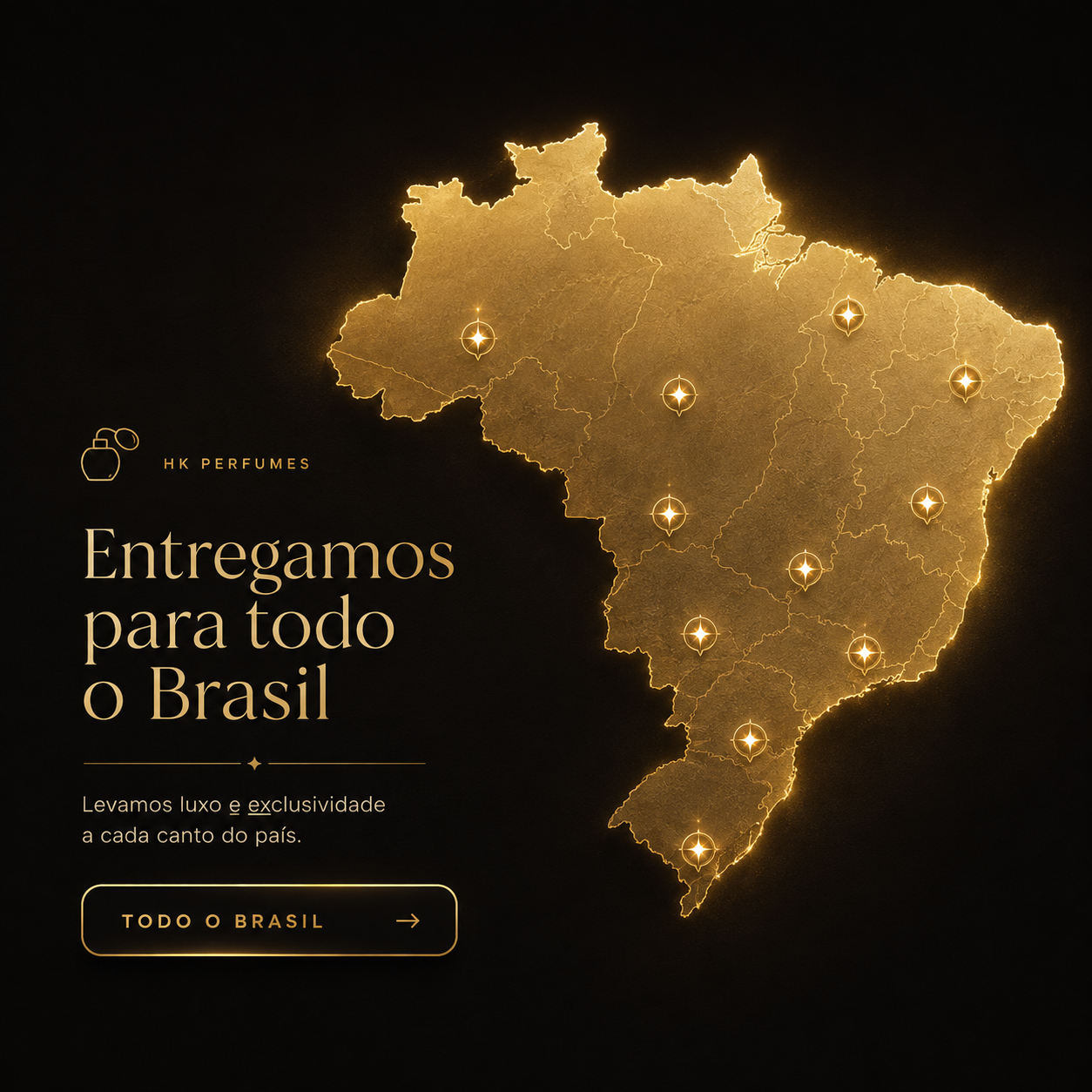 HK Perfumes entrega para todo o Brasil