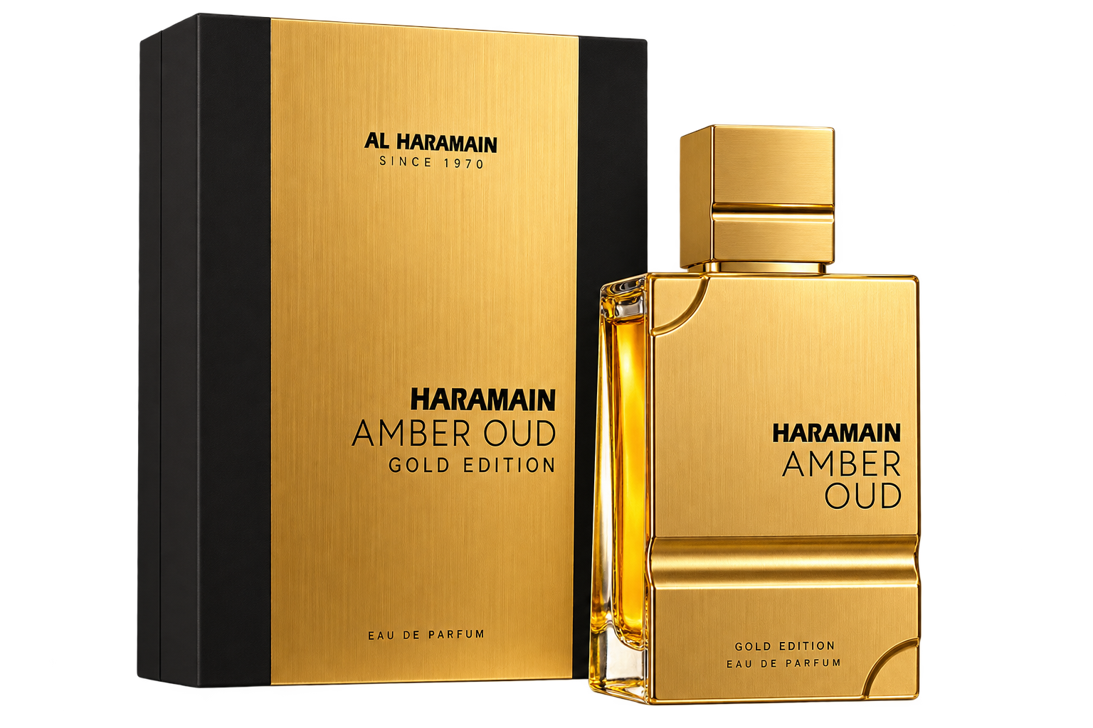 Haramain Amber Oud Gold Edition sem fundo